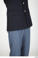  Photos Fireman Officier Man in uniform 1 21th century Fireman Officier blue trousers 0008.jpg